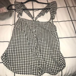 Madewell gingham top